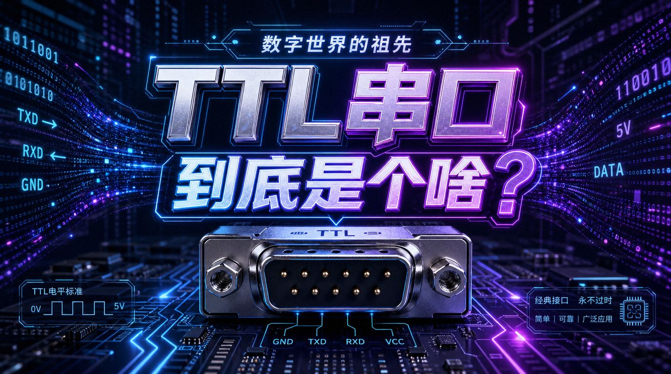 芯片之间是怎么“说话”的？——用示波器看懂 TTL 串口通信